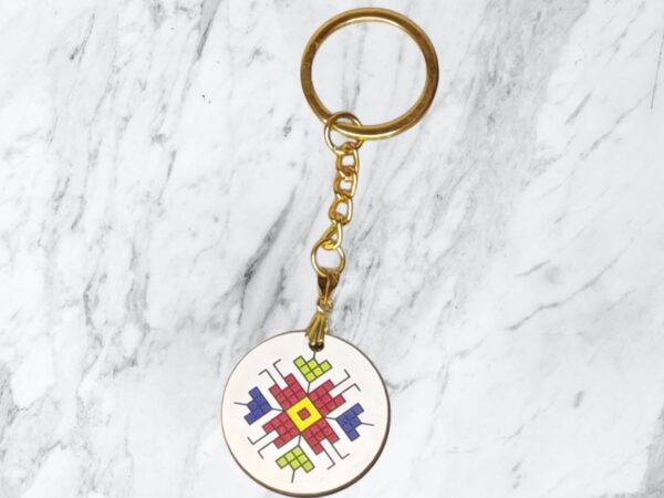 Folk Symbol Keychain“